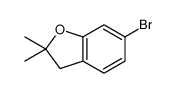 6-bromo-2,2-dimethyl-3H-1-benzofuran结构式