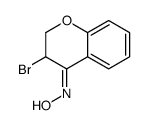 N-(3-bromo-2,3-dihydrochromen-4-ylidene)hydroxylamine Structure