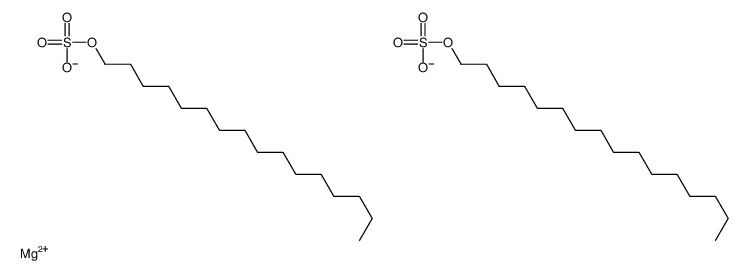 magnesium,hexadecyl sulfate Structure