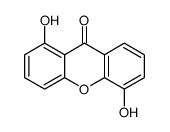 1,5-二羟基呫吨酮结构式