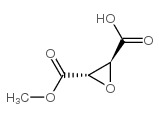 oxirane-(2s,3s)-dicarboxylic acid monomethyl ester Structure