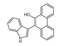 10-(1H-indol-3-yl)phenanthren-9-ol Structure