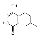 2-(3-methylbutyl)but-2-enedioic acid结构式