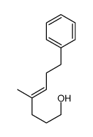 4-methyl-7-phenylhept-4-en-1-ol结构式