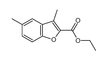 3,5-二甲苯并呋喃-2-羧酸乙酯结构式