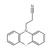 10H-Phenothiazine-10-propanenitrile Structure