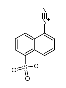 5-sulfo-naphthalene-1-diazonium-betaine结构式