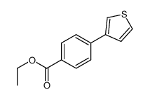 ethyl 4-thiophen-3-ylbenzoate结构式