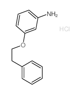3-(苯乙基氧基)苯胺盐酸盐结构式