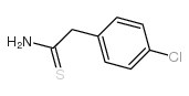 2-(4-氯苯基)硫代乙酰胺结构式