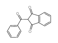 2-苯甲酰-1,3-茚满二酮结构式