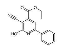 Ethyl 3-cyano-2-oxo-6-phenyl-1,2-dihydropyridine-4-carboxylate Structure
