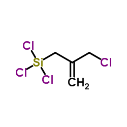 Trichloro[2-(chloromethyl)-2-propen-1-yl]silane structure