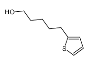 5-thiophen-2-ylpentan-1-ol结构式