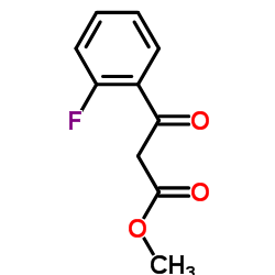 Methyl 3-(2-fluorophenyl)-3-oxopropanoate structure