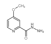 4-甲氧基-2-吡啶甲酰肼结构式