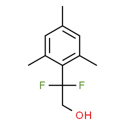 2-(2,4,6-三甲基苯基)-2,2-二氟乙烷-1-醇结构式