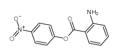 邻氨基苯甲酸4-硝基苯酯结构式