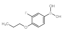 3-氟-4-丙氧基苯硼酸结构式