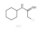 2-chloro-N-cyclohexyl-ethanimidamide Structure
