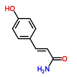 (2E)-3-(4-Hydroxyphenyl)acrylamide Structure