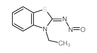 (NZ)-N-(3-ethylbenzothiazol-2-ylidene)nitrous amide结构式