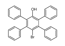 4-bromo-2,3,5,6-tetraphenylphenol Structure