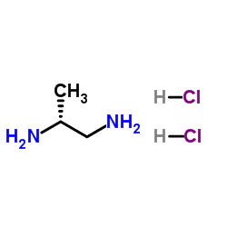 (R)-(+)-二氨基丙烷 二盐酸盐结构式