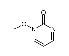 1-methoxy-2-oxo-1,2-dihydropyrimidine结构式