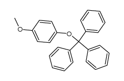 4-Methoxyphenyl(triphenylmethyl) ether结构式