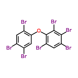 2,2',3,4,4',5,6-七溴联苯醚结构式