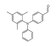 4-(N-(2,4,6-trimethylphenyl)anilino)benzaldehyde Structure