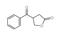 2(3H)-Furanone,4-benzoyldihydro- Structure