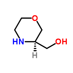 3(R)-羟基甲基吗啉结构式