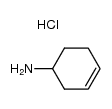 3-Cyclohexen-1-amine, hydrochloride (1:1) Structure