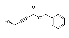 (R)-Benzyl 4-hydroxypent-2-ynoate结构式