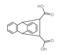 9,10-Ethanoanthracene-11,12-dicarboxylicacid, 9,10-dihydro-结构式