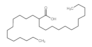 2-dodecyltetradecanoic acid Structure