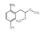 4-氨基-3-(2,2-二甲氧基乙基)-苯酚结构式