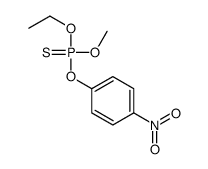 O-Methyl-O-(4-nitrophenyl)-O-ethyl-thiophosphate结构式