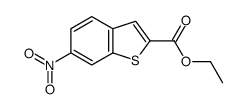 6-硝基苯并[b]噻吩-2-羧酸乙酯结构式