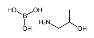 1-aminopropan-2-ol, compound with orthoboric acid Structure