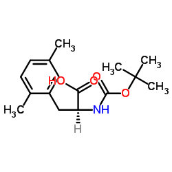Boc-2,5-Dimethy-L-Phenylalanine Structure