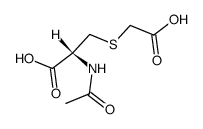 N-acetyl-S-(2-carboxymethyl)cysteine结构式