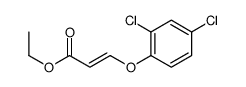 ethyl 3-(2,4-dichlorophenoxy)prop-2-enoate结构式