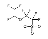 1,1,2,2-tetrafluoro-2-(1,2,2-trifluoroethenoxy)ethanesulfonyl chloride结构式