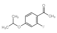 2-氟-4-异丙基氧基苯乙酮结构式