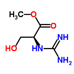 L-Serine, N-(aminoiminomethyl)-, methyl ester (9CI)结构式
