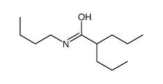 N-butyl-2-propylpentanamide structure