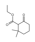 ethyl 2,2-dimethyl-6-oxocyclohexanecarboxylate Structure